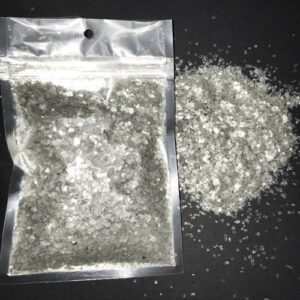 Translucent Silver Small "Medium size" Natural Mica Minerals 28 gram Pouch $11.99