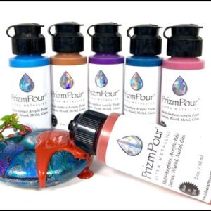 .PrizmPour "Falling Leaves", 6pc. Set - Twilight Violet-Apple Cider-Frozen-Bonfire-Pink Lady-Water Dragon