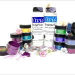 ..."Fire Fly", 12-PC Primary Elements 15ml Jars Includes (1) 8oz. Bottle PolyPour and (1) 8oz. Bottle Vivid Enamel