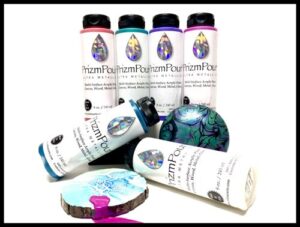 .BIG "Beach Bouquet", PrizmPour, 6pc Set, 8oz. Bottles - Violet Rose, Chantilly Lace, Royal Sapphire, Neptune's Gaze, Pink Diamond & Peach Dahlia