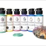 PrizmPour "Tropical Pearls" 6PC Set: Bohemian Sea, Moody Lilac, Satin Doll,Whispering Wind, Shiny Taffeta,Wasabi