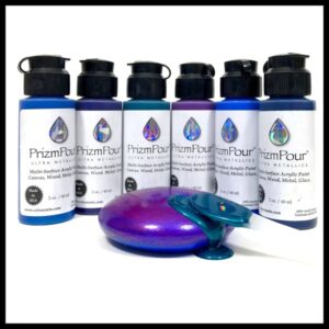BIG PrizmPour "Cool Tones", Pure Radiance, 8oz. Bottles 6PC Set: Includes Dark Waters,| Save $12 | Ends 5/31