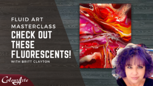 Fluid Art,Acrylic Painting,VIvid Intense